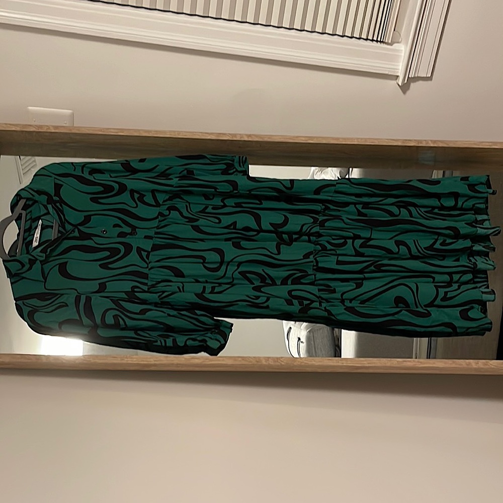 ZARA Green long dress